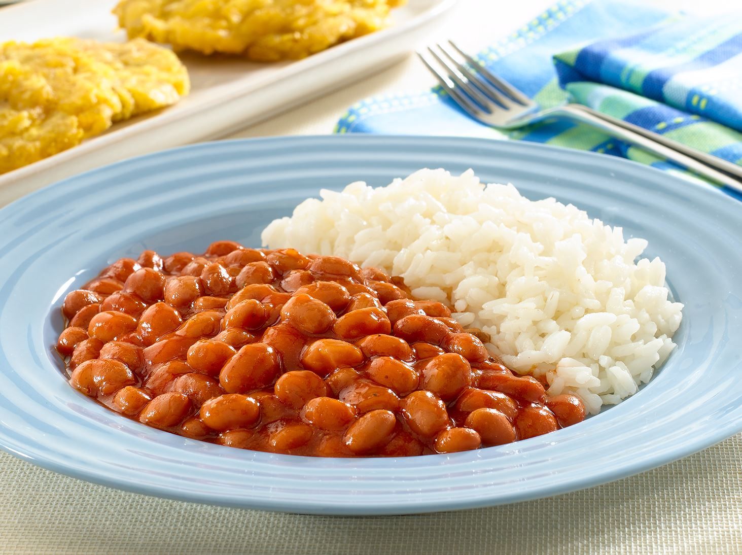 White Rice and Pinto Beans